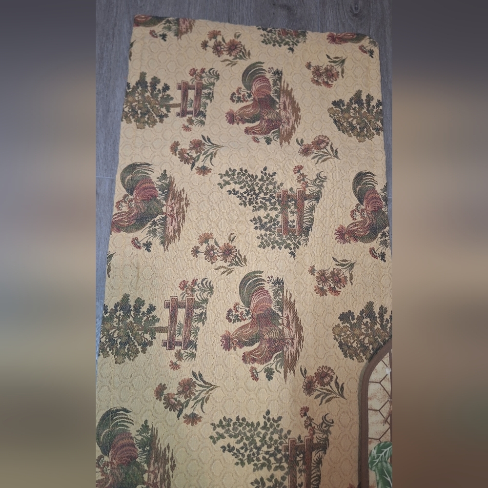 Roster-Country Table Runner Hand Made & Double Rosters Place Mat - Picture 6 of 7